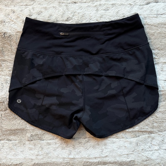 Lululemon Speed Up High-Rise Short 4" *Long in Heritage Camo Deep Coal Multi - Picture 4 of 16